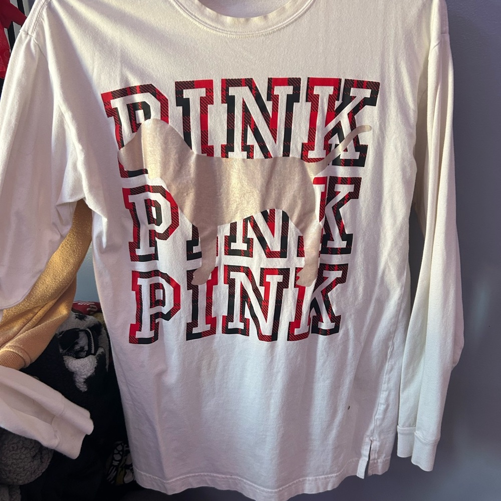 Pink Long Sleeve Kids Shirt